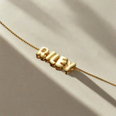 Signature Line S925 Silver Custom Name Necklace - Minimalist Design - Argesteel